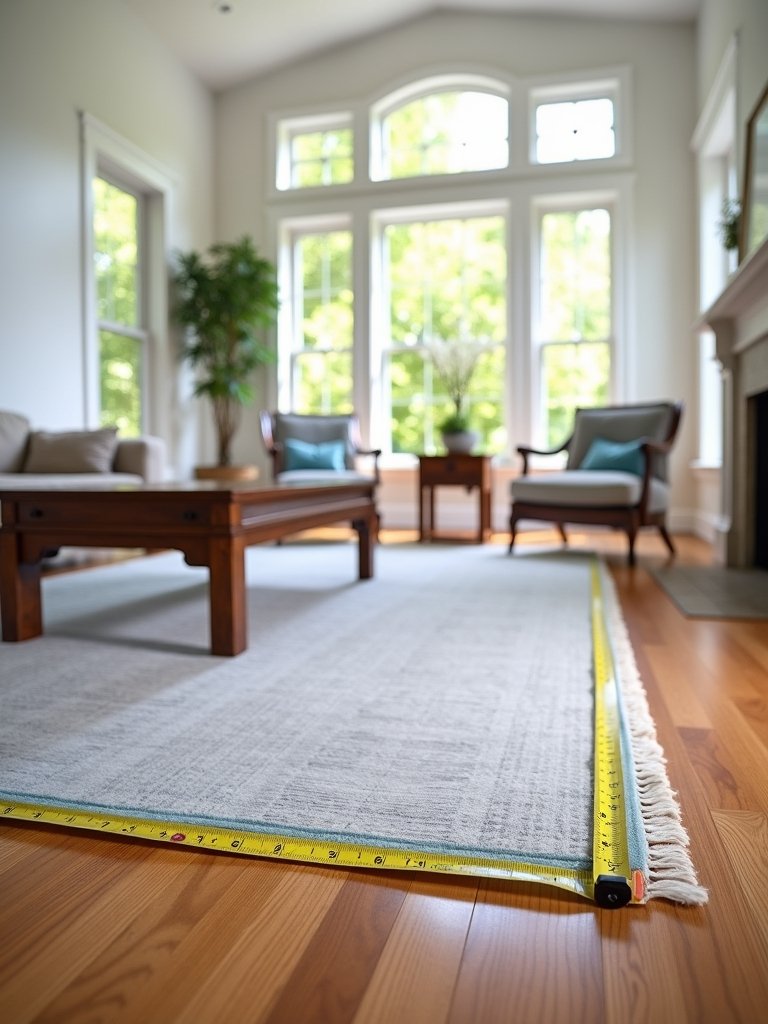 measure rug size accurately