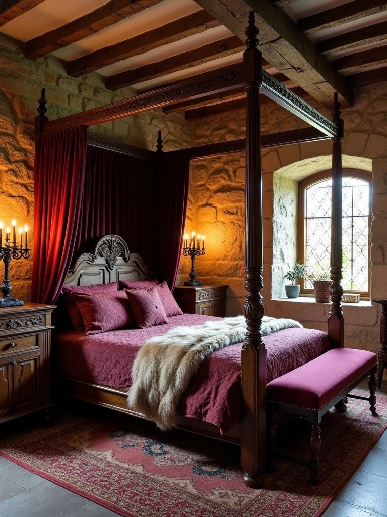 medieval castle accent walls