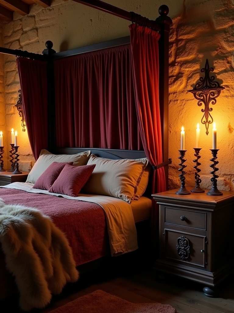 medieval elegance candle holders