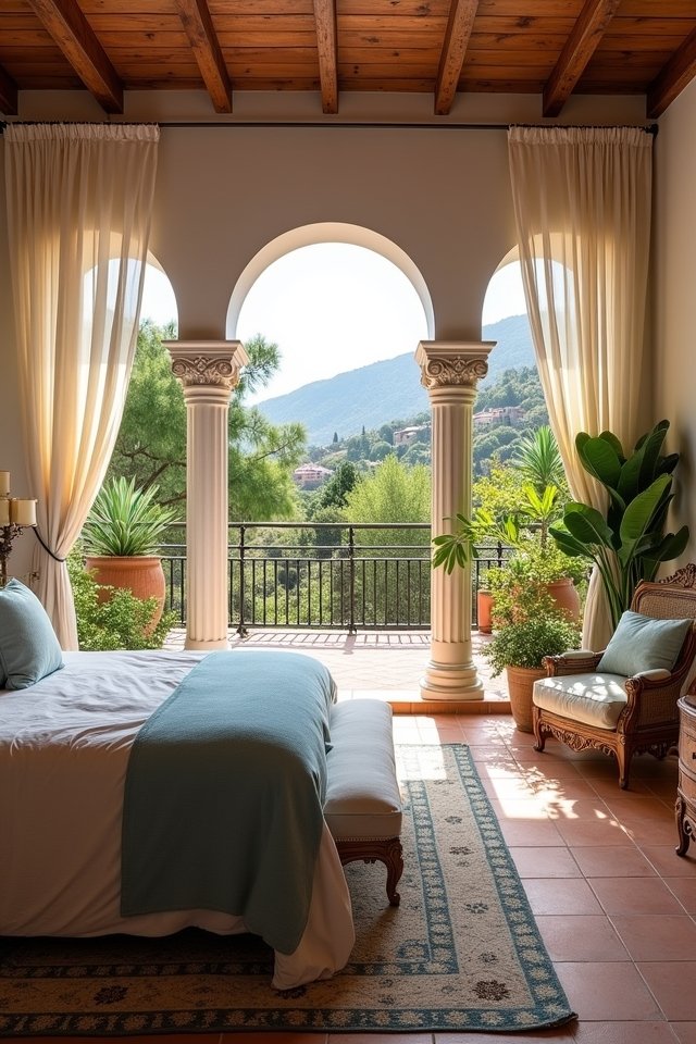 mediterranean inspired serene retreat