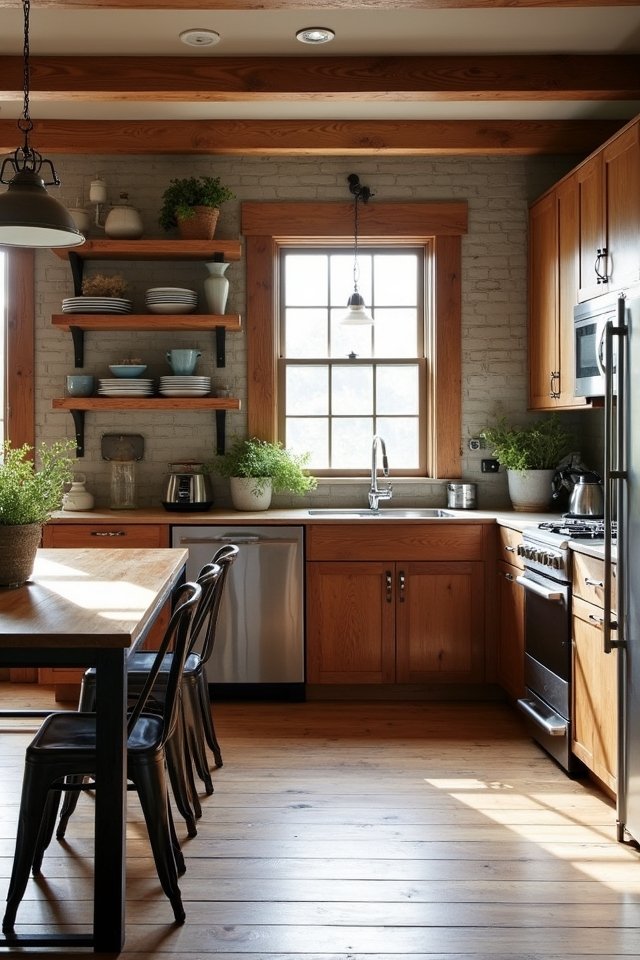 metal and wood fusion