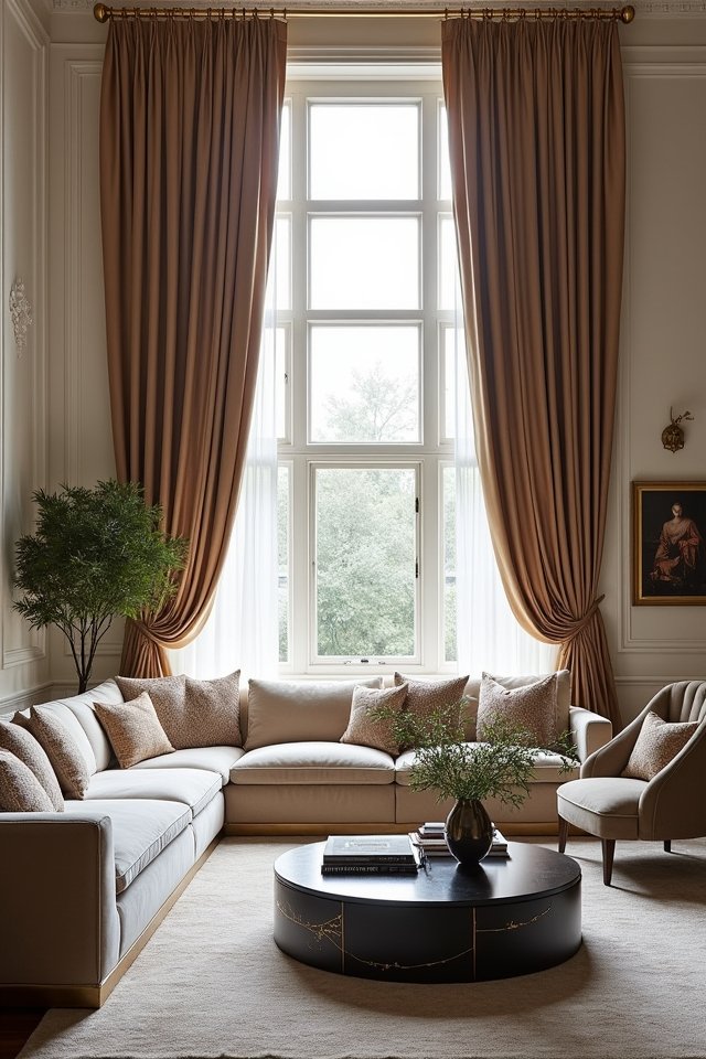 metallic accents elevate decor