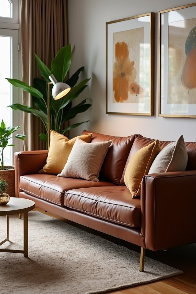 metallic accents elevate decor