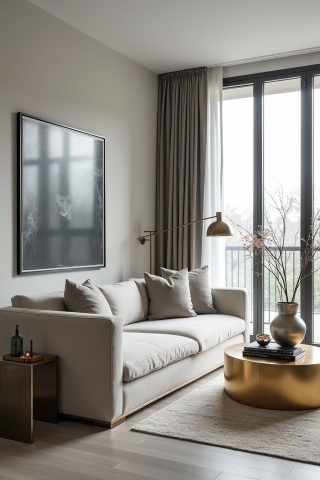 metallic accents elevate style