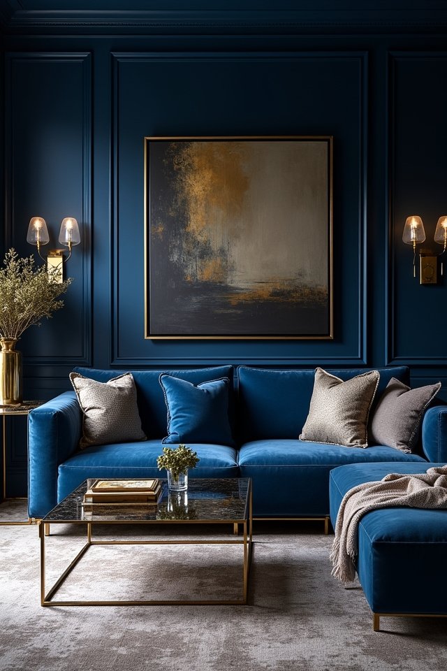 metallic accents for elegance