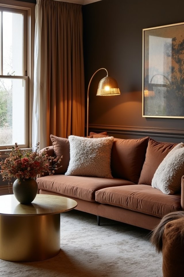metallic accents for elegance