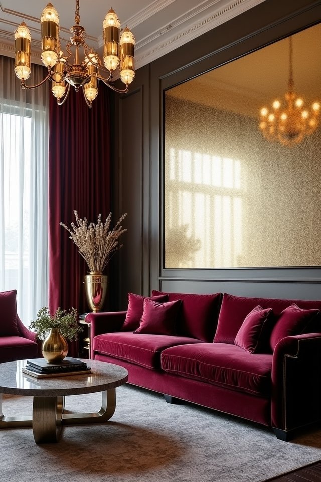 metallic wallpaper for glamour