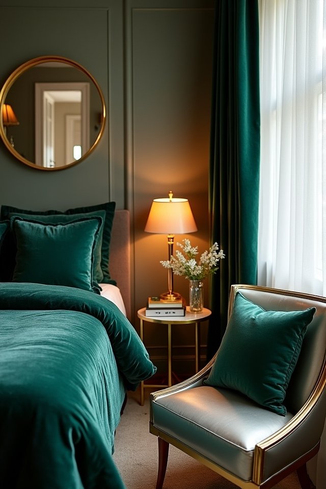 metallics for glamorous ambiance