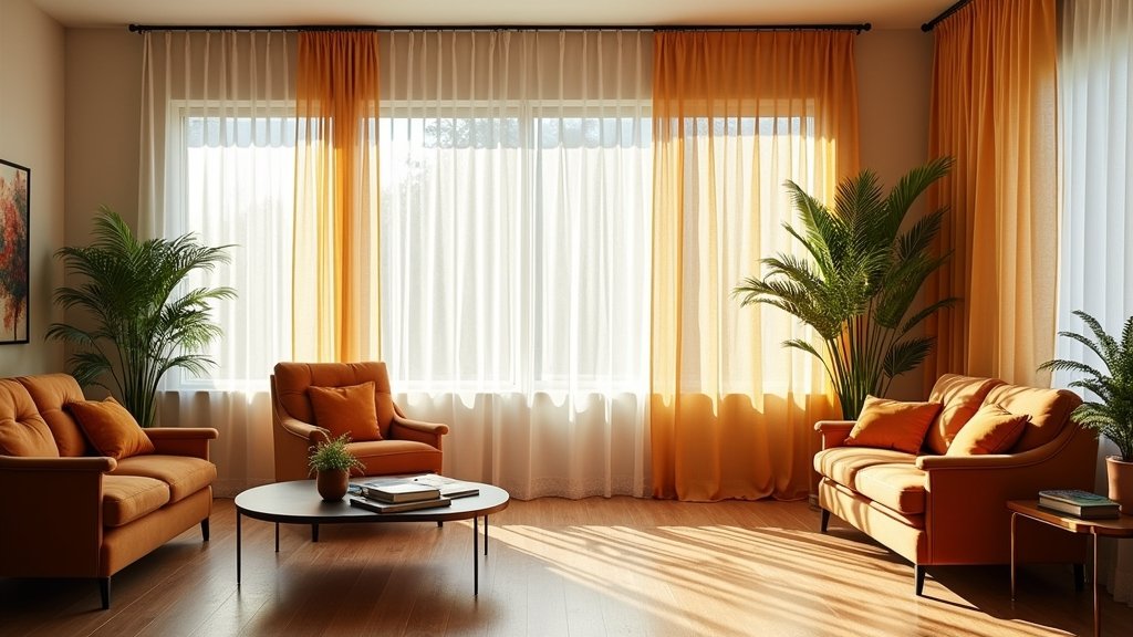 mid century modern curtains