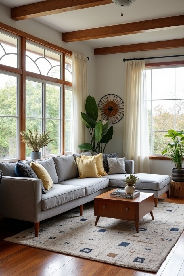 mid century modern grey charm