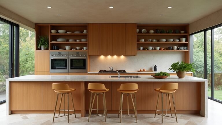 10 Stunning Midcentury Modern Kitchen Ideas With Open Shelving and ...