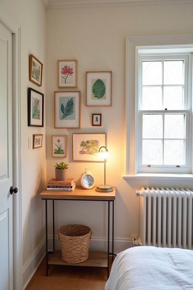mini artwork gallery display