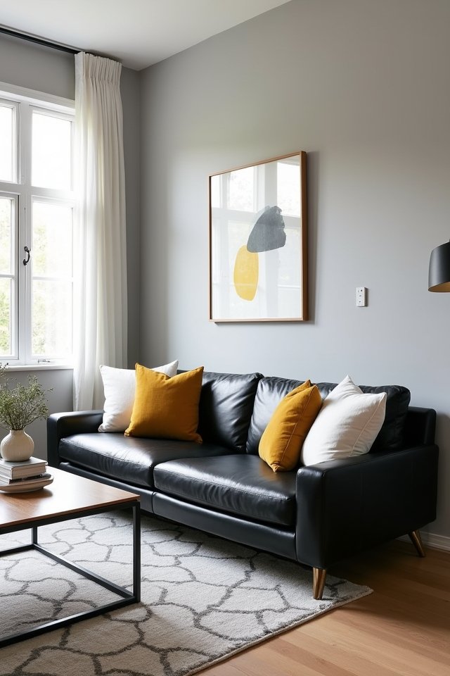 minimalism with geometric accents