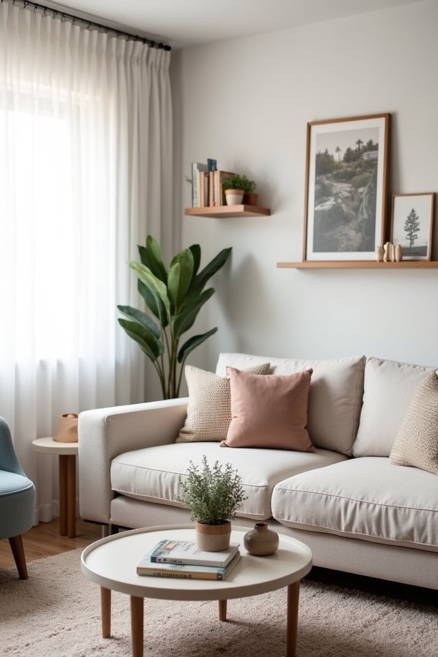 minimalist and intentional decor