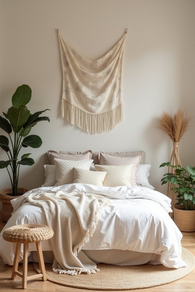 minimalist boho bedroom inspiration