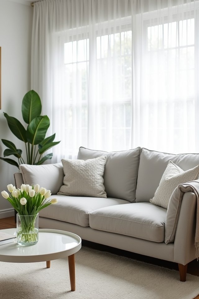 minimalist chic living room