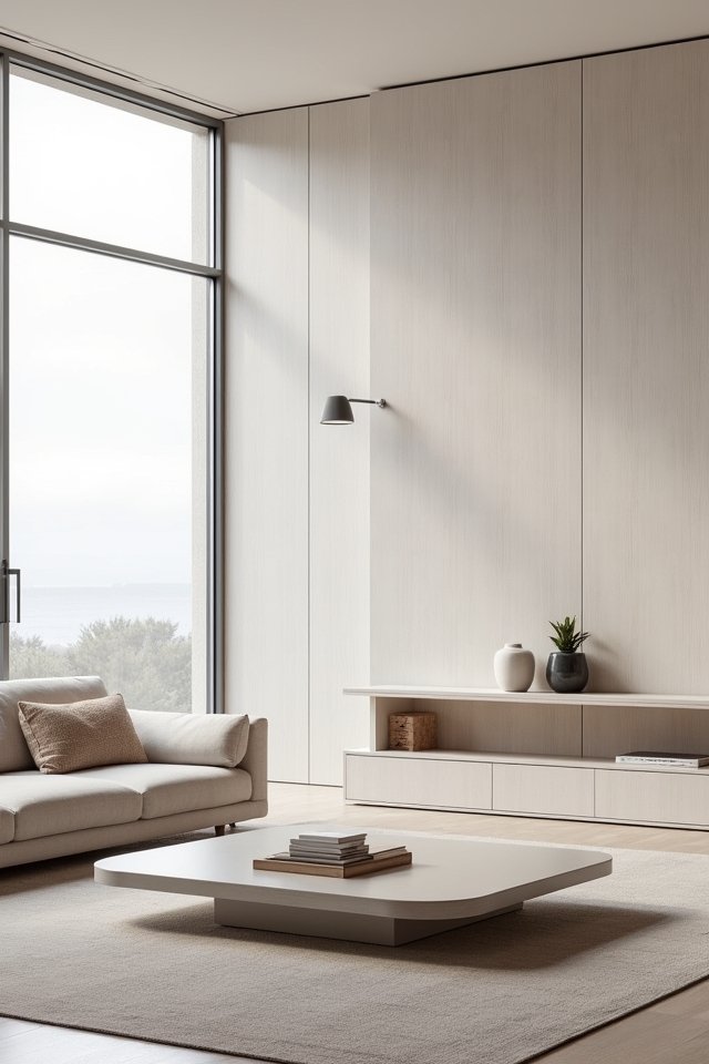 minimalist chic paneling elegance