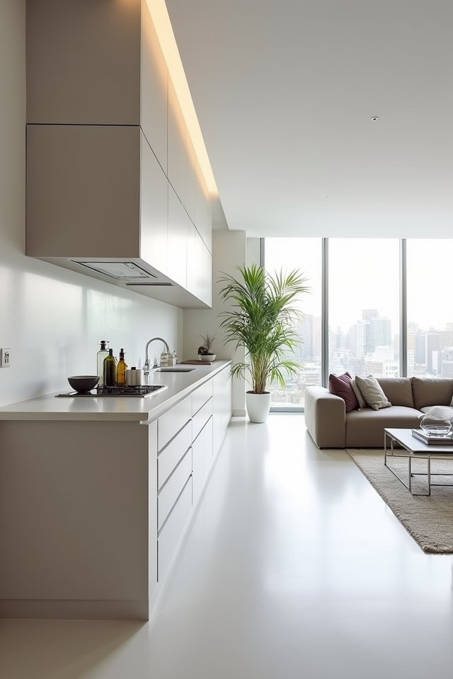 minimalist clean lines sanctuary
