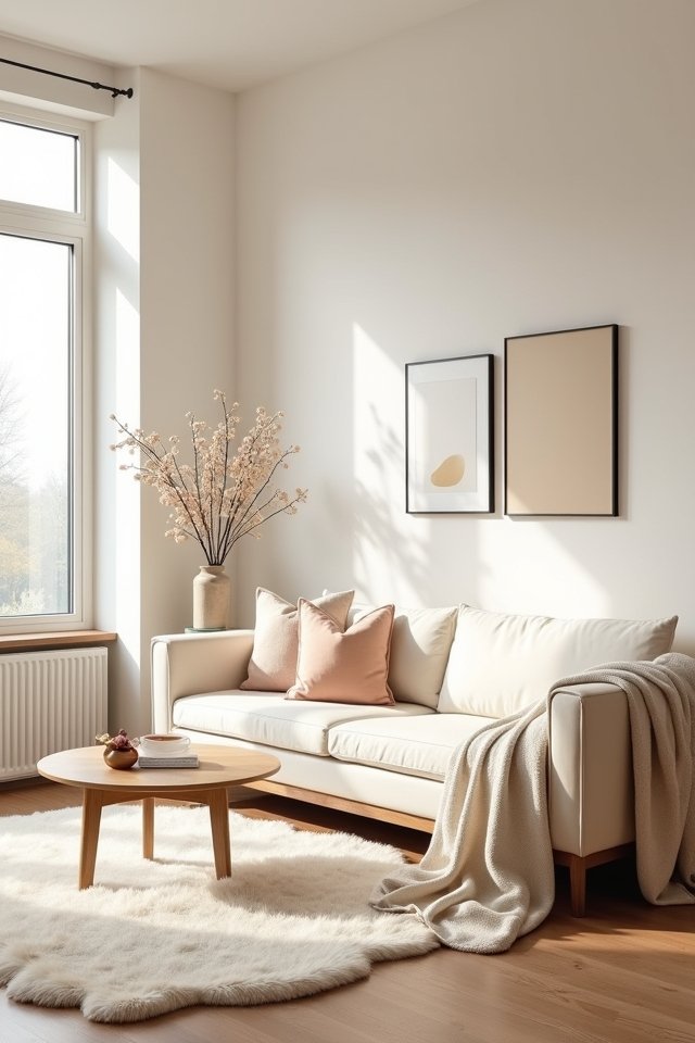 minimalist cozy living room