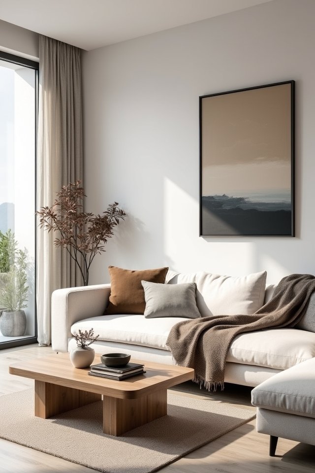 minimalist decor with accessories