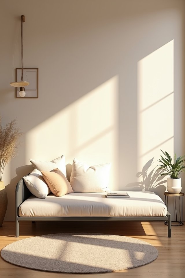 minimalist elegant daybed design