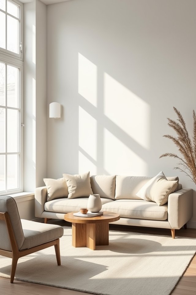 minimalist furniture for serenity