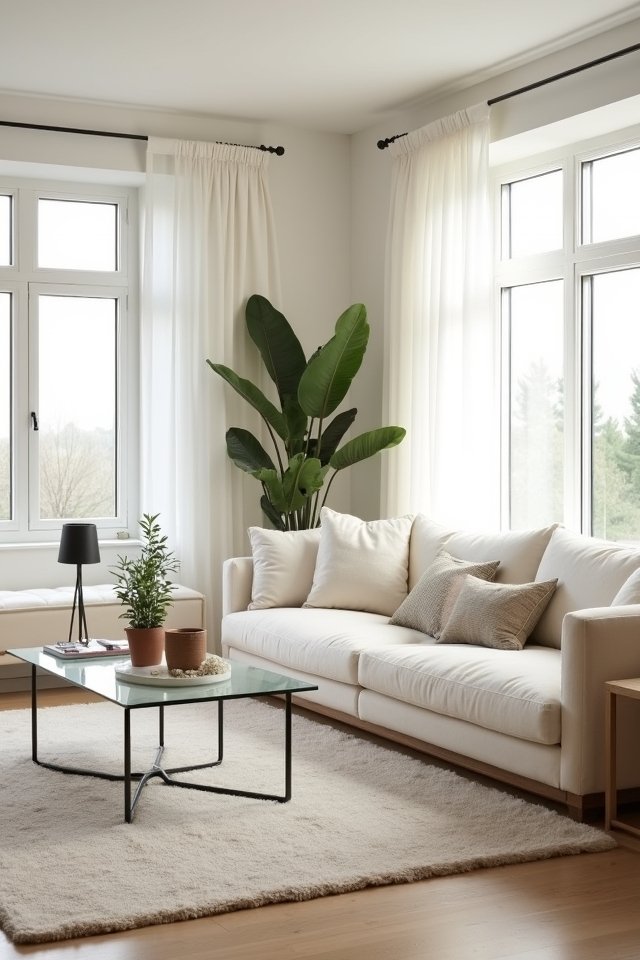 minimalist furniture for spaciousness