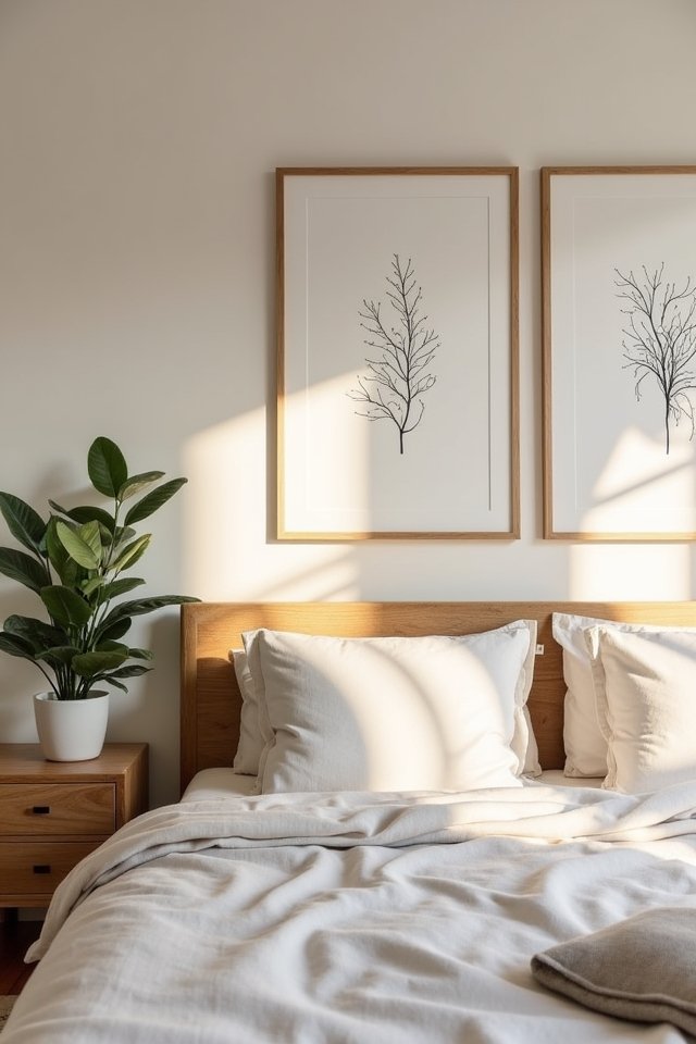 minimalist line art display