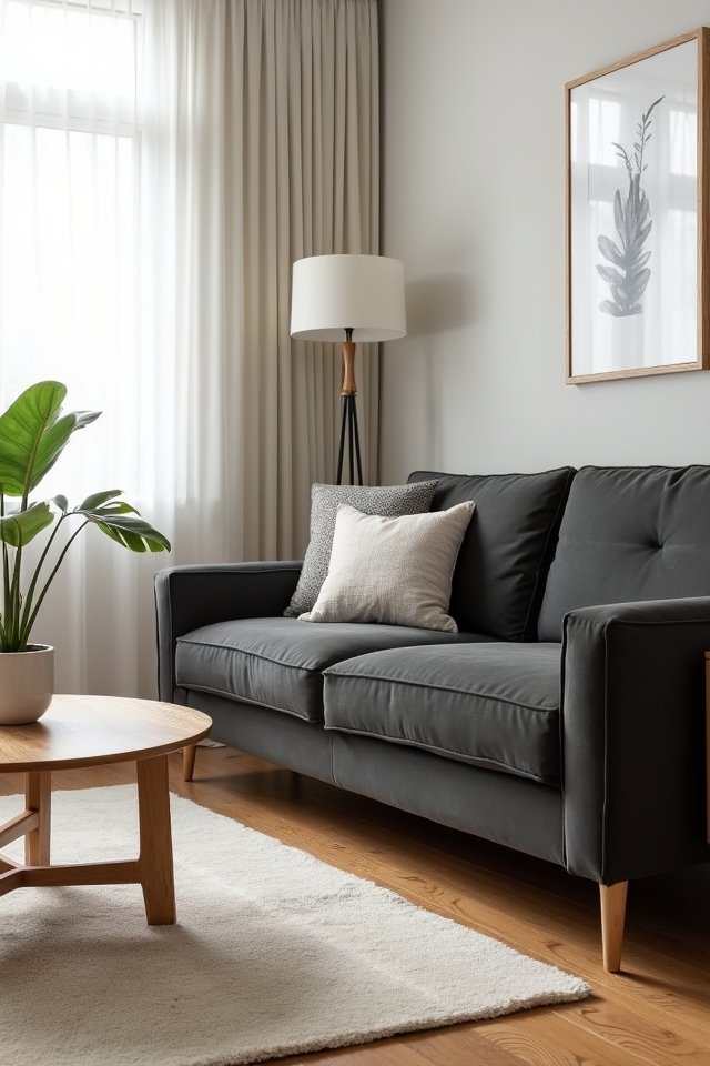 minimalist living room accessories