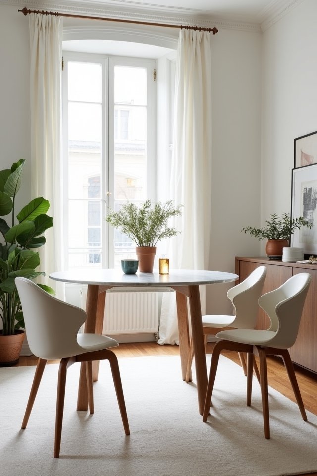 minimalist modern dining elegance
