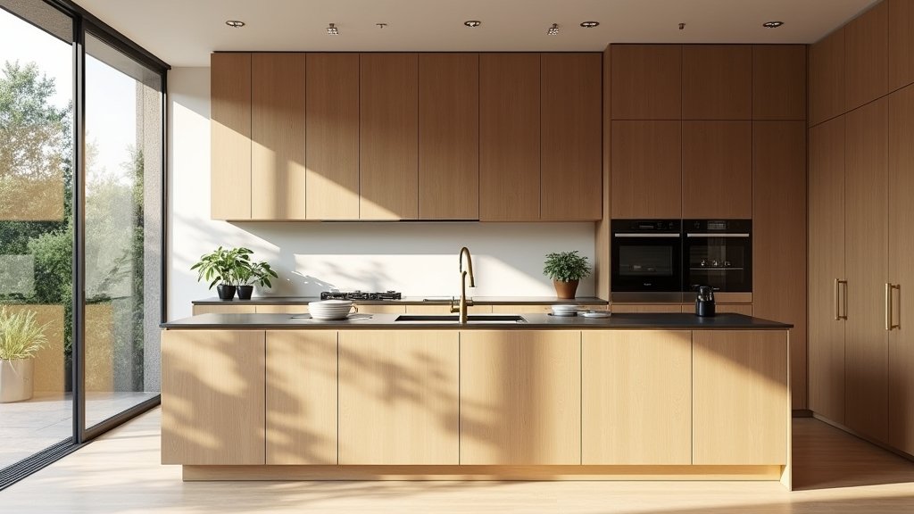 minimalist oak kitchen designs