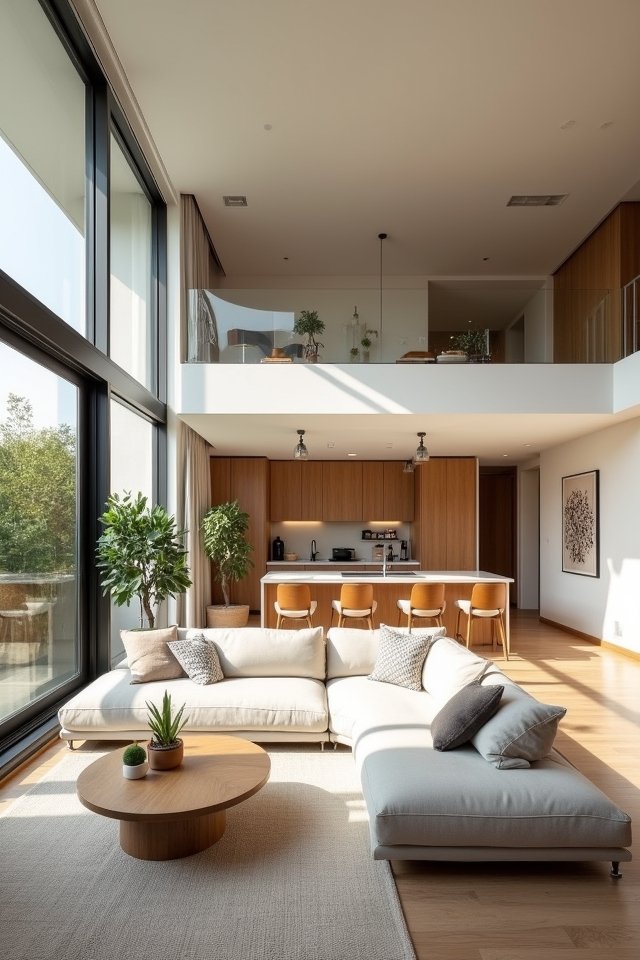 minimalist open concept tranquility