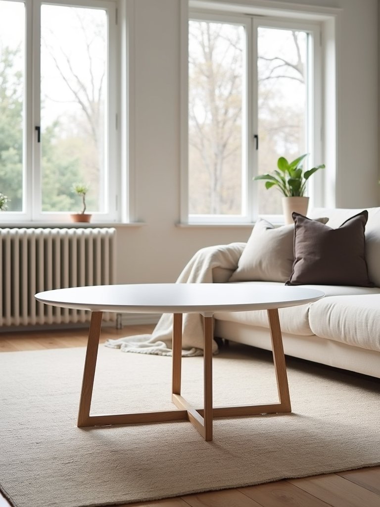 minimalist scandinavian table style