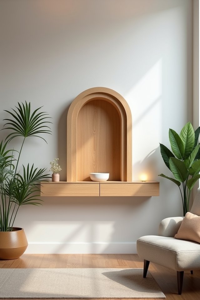 minimalist spiritual sanctuary design