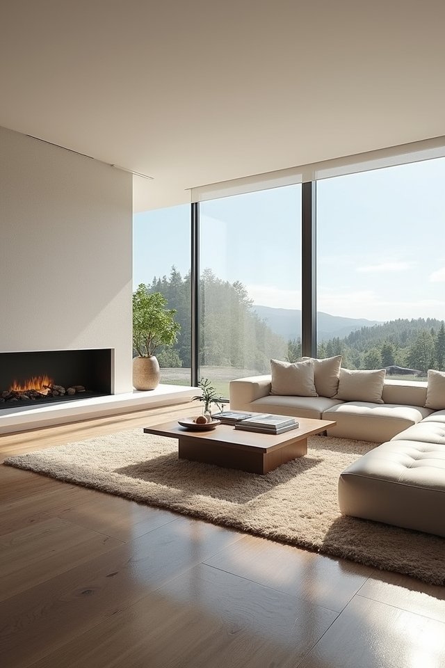 minimalist sunken zen retreat