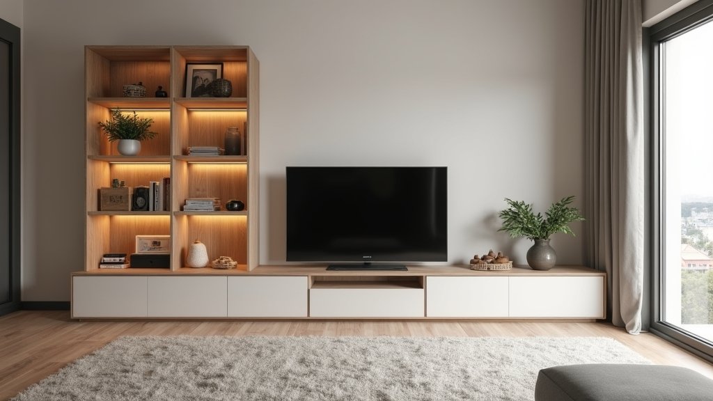 minimalist tv unit designs
