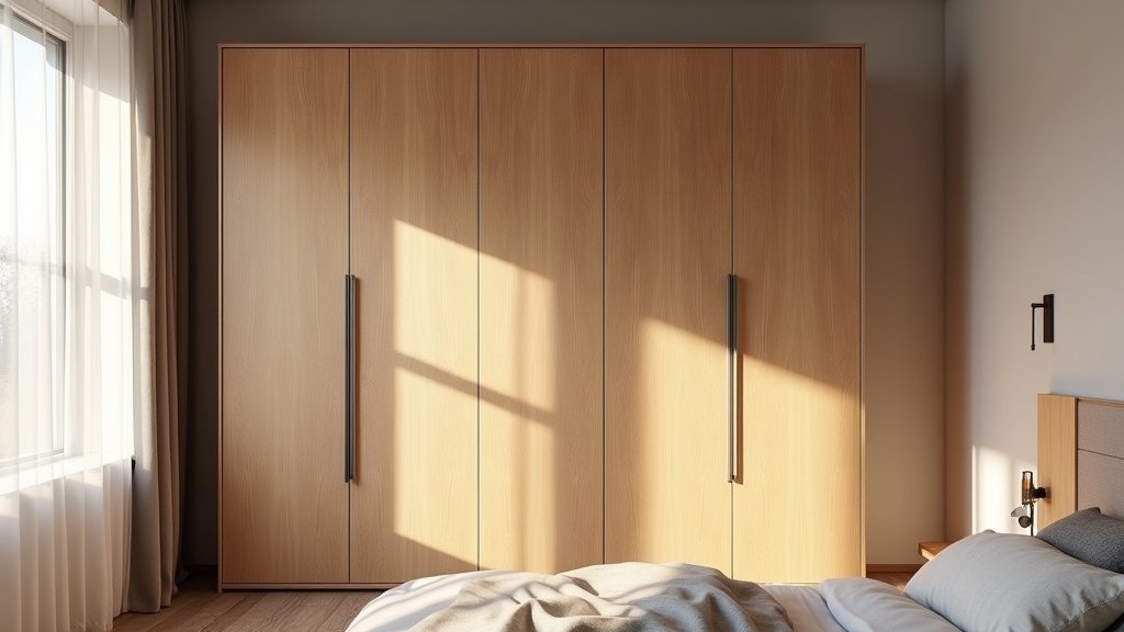 minimalist wooden wardrobe designs