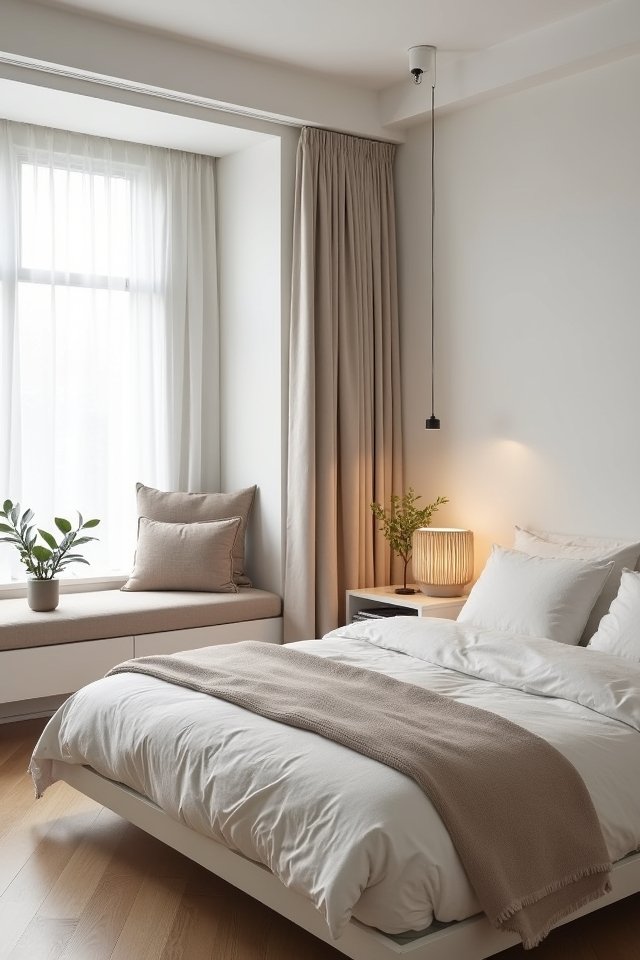 minimalistic decor for spaciousness