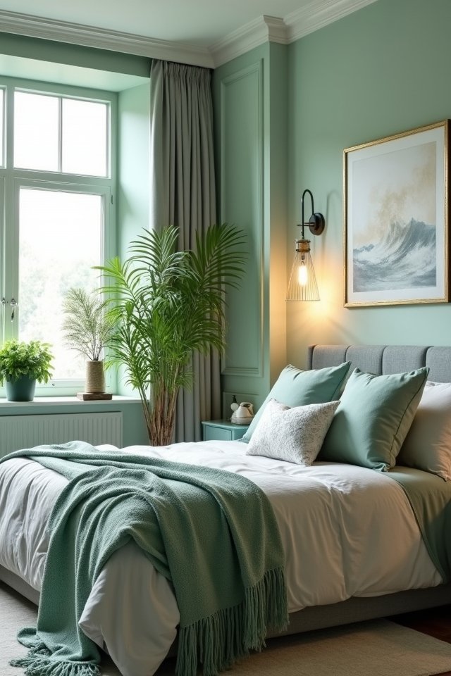 mint green calming retreat
