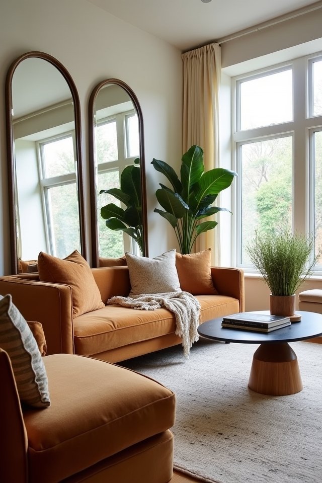 mirrors amplify space creatively