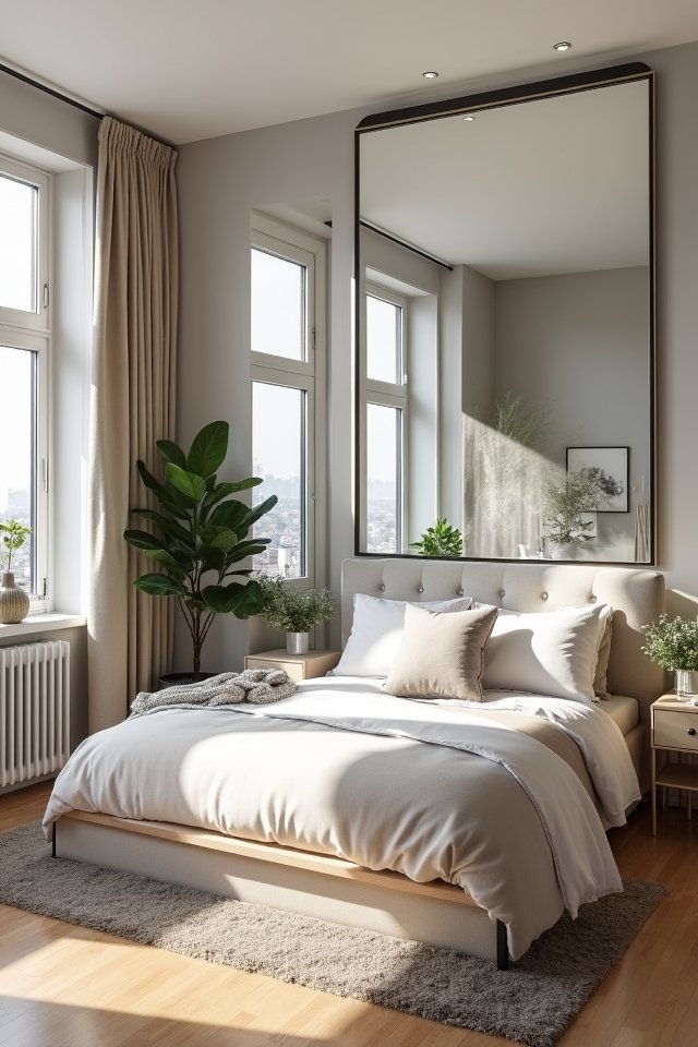 mirrors create illusionary depth