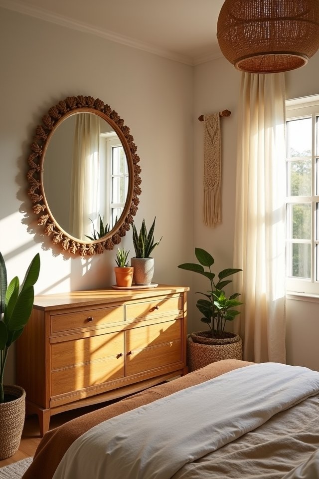 mirrors create spacious ambiance