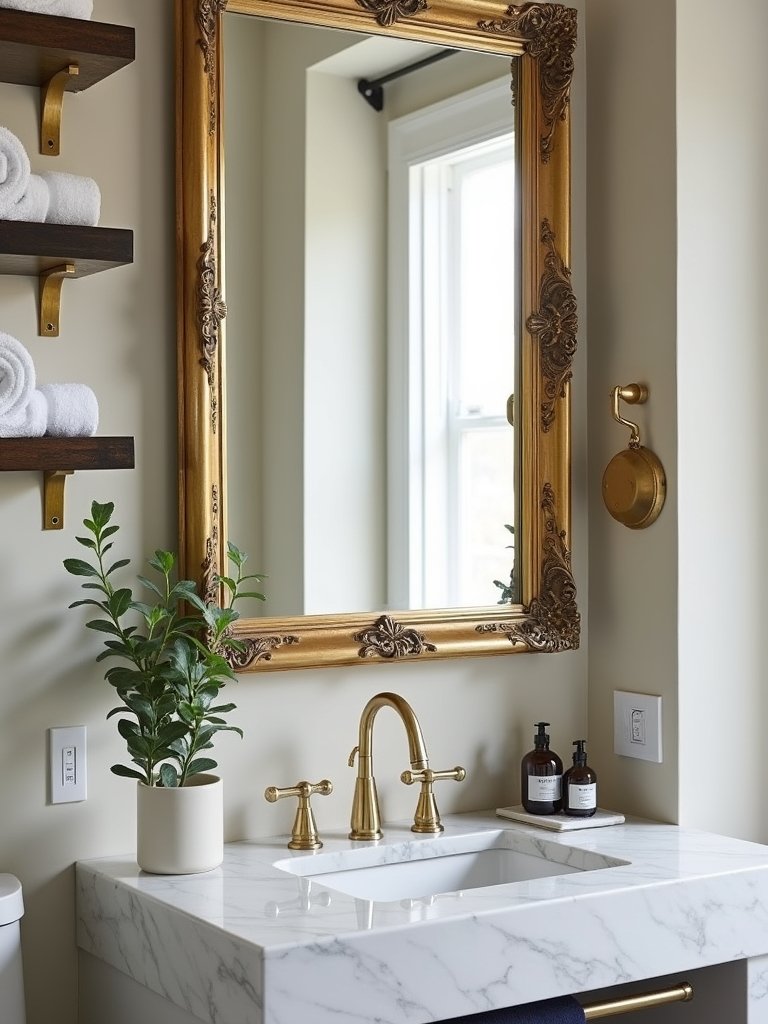 mirrors enhance bathroom space