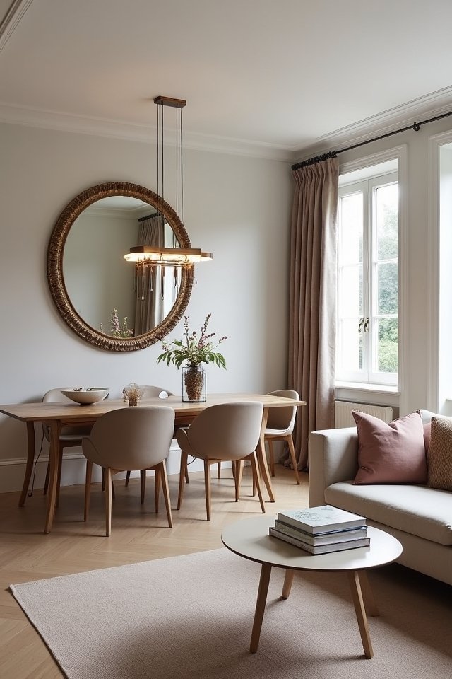 mirrors enhance light perception