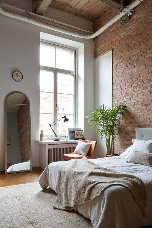mirrors enhance loft spaces