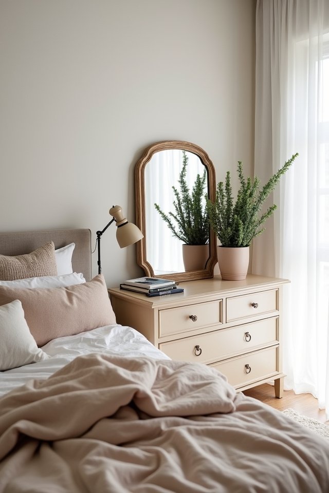 mirrors enhance small spaces