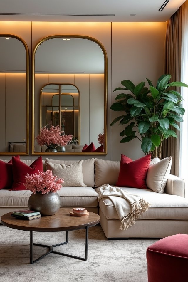 mirrors enhance space beautifully