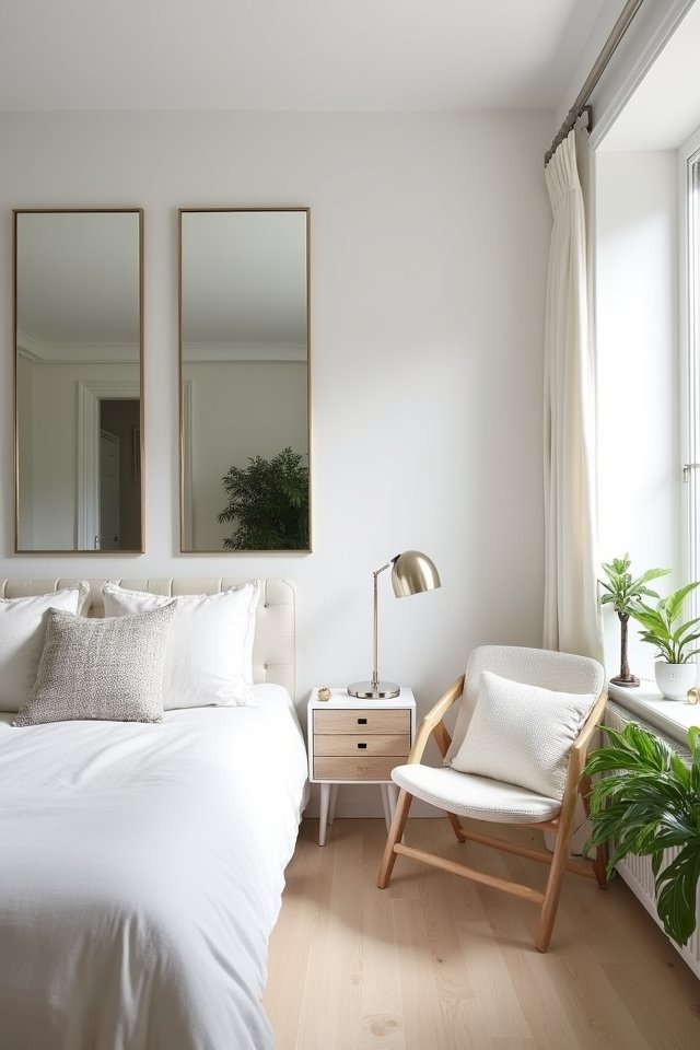 mirrors enhance spacious illusion