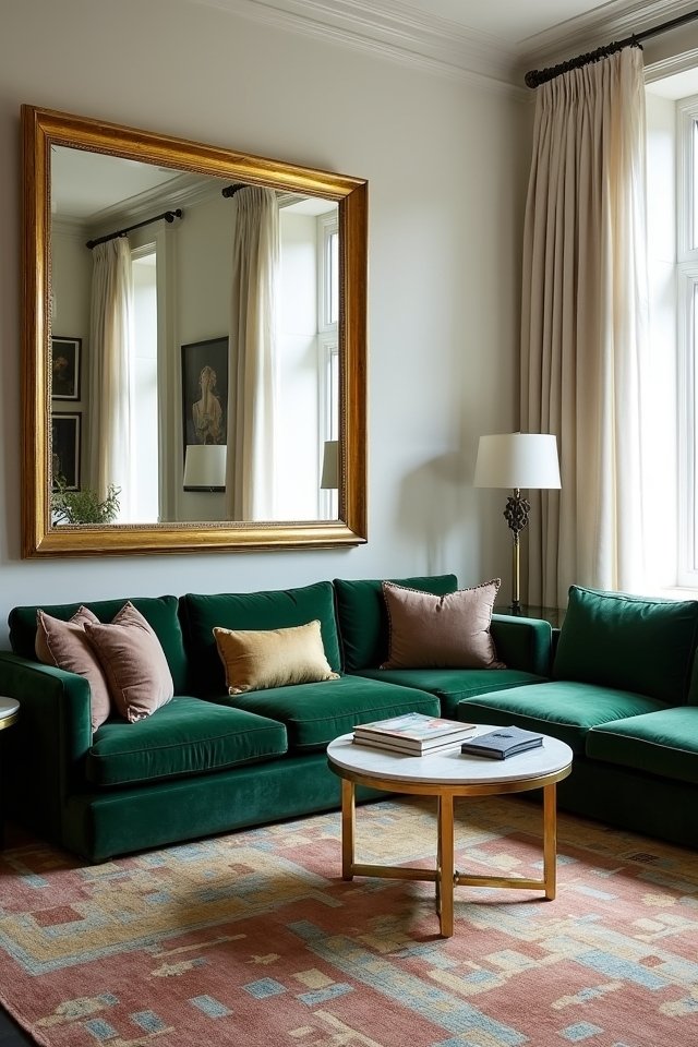 mirrors enhance spaciousness beautifully