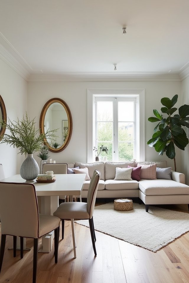 mirrors expand perceived space